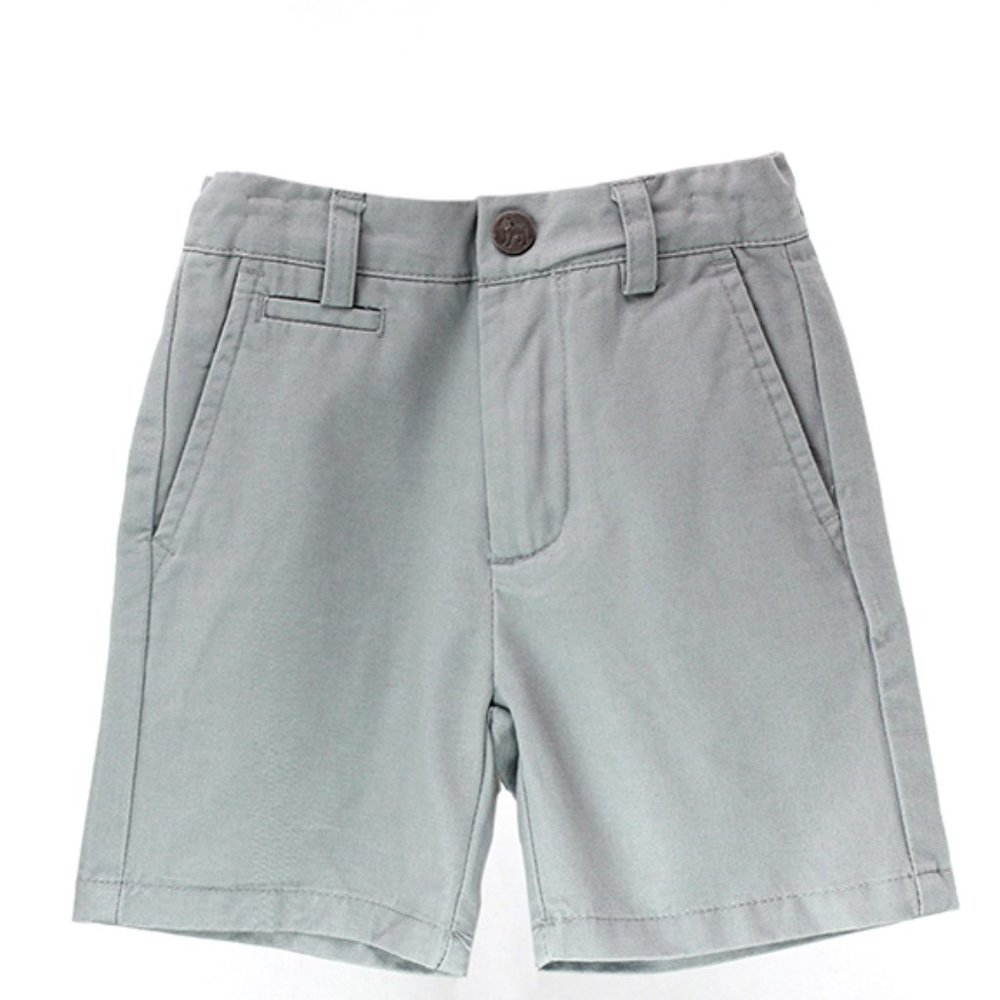Frenchie Mini Couture Grey Chino Shorts